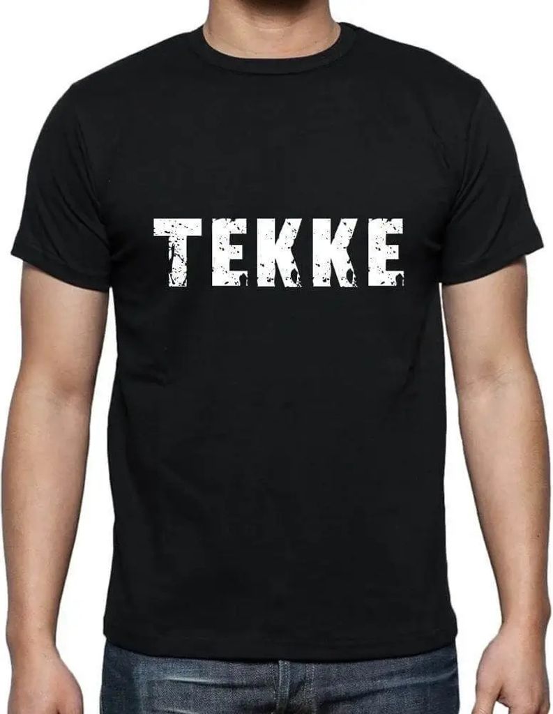 Herren Grafik T-Shirt Tekke Öko-Verantwortlich Vintage Jahrgang Kurzarm Lustige Druck Geburtstag Geschenk Mann