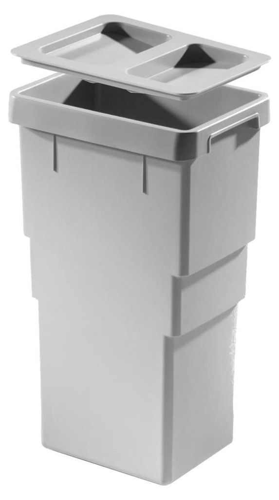 Bidone interno Hailo 1107229 con coperchio grigio chiaro 13 Immagine del prodotto 