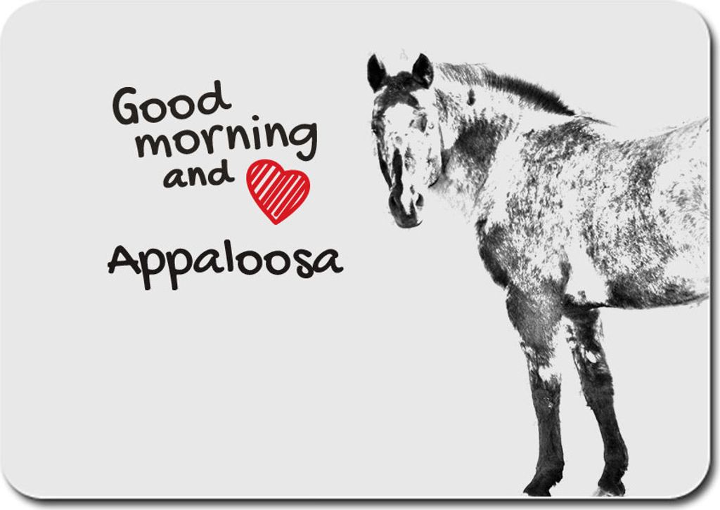 Appaloosa - Mauspad mit Druck, personalisiertes Mauspad mit Pferd, einzigartiges Gadget für Büroangestellte von Art-Dog.