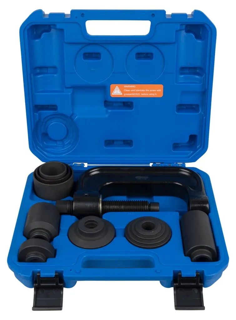 KS Tools 700.1700 Kit universel d'étriers en C et adaptateurs 9 pièces