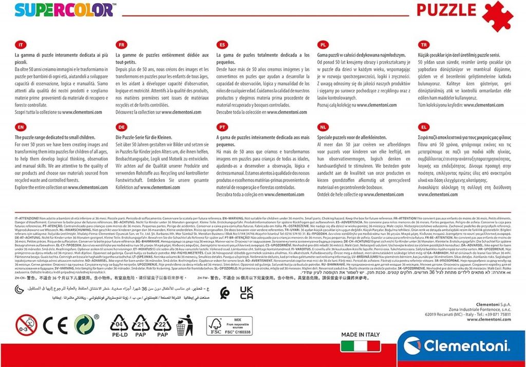 CLEMENTONI Puzzle Ježek Sonic 104 dílků | Kaufland.cz