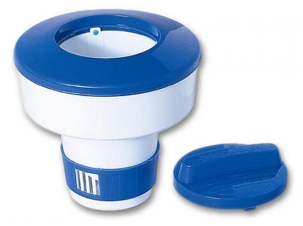Mountfield Chlorspender schwimmend für 200g Chlortabletten, 19 cm Durchmesser, verstellbar