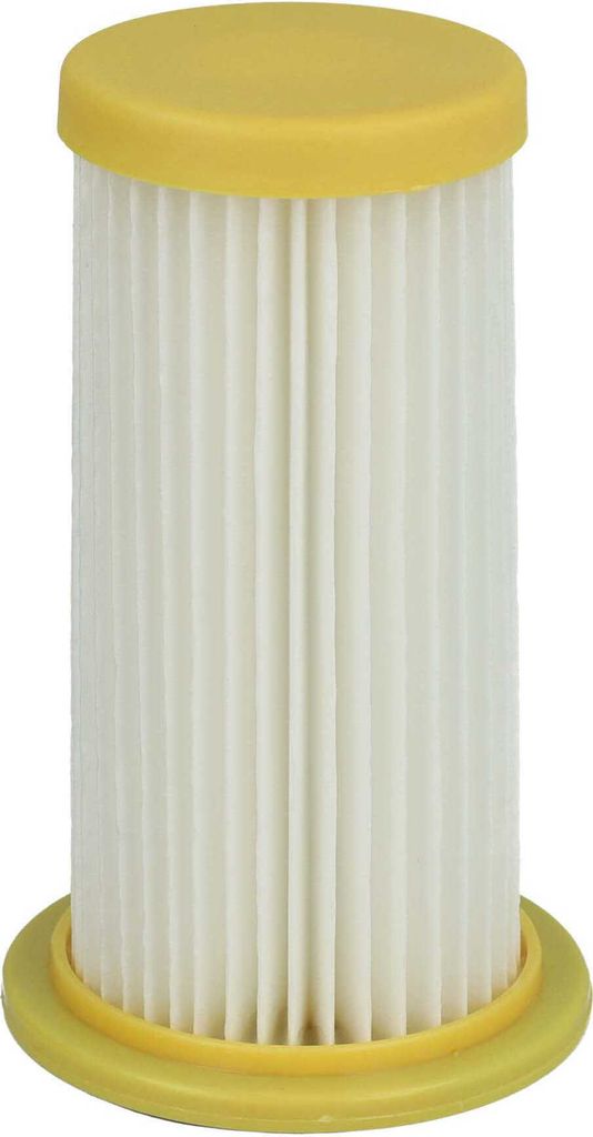 vhbw Faltenfilter kompatibel mit Philips FC8280/01 HomeCare, FC8284/01 HomeCare, FC8282/01 1600W Staubsauger - Patronenfilter Gelb Weiß