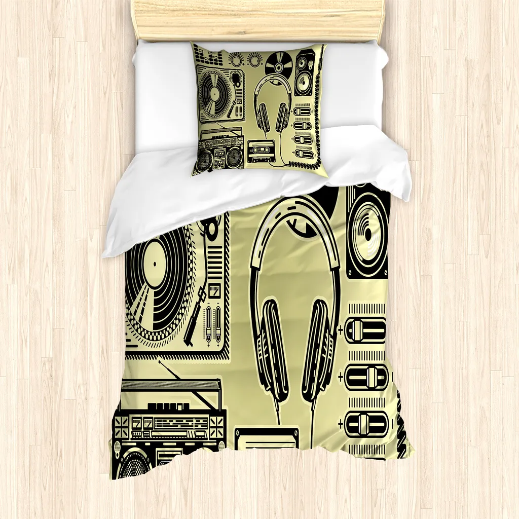 BIJOOT Set Copripiumino Matrimoniale Con 2 Pezzi 50X75Cm Federe Morbida