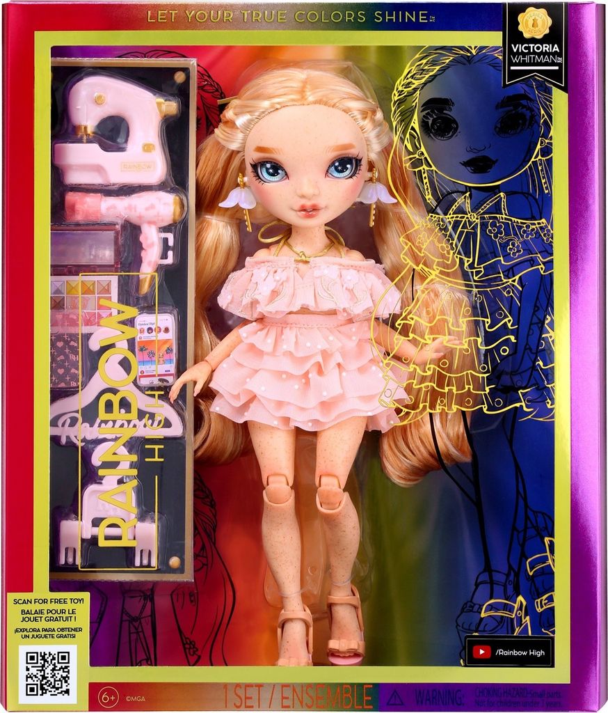 Rainbow High S23 Fashion Doll rosa - Victoria Whitman Immagine del prodotto 