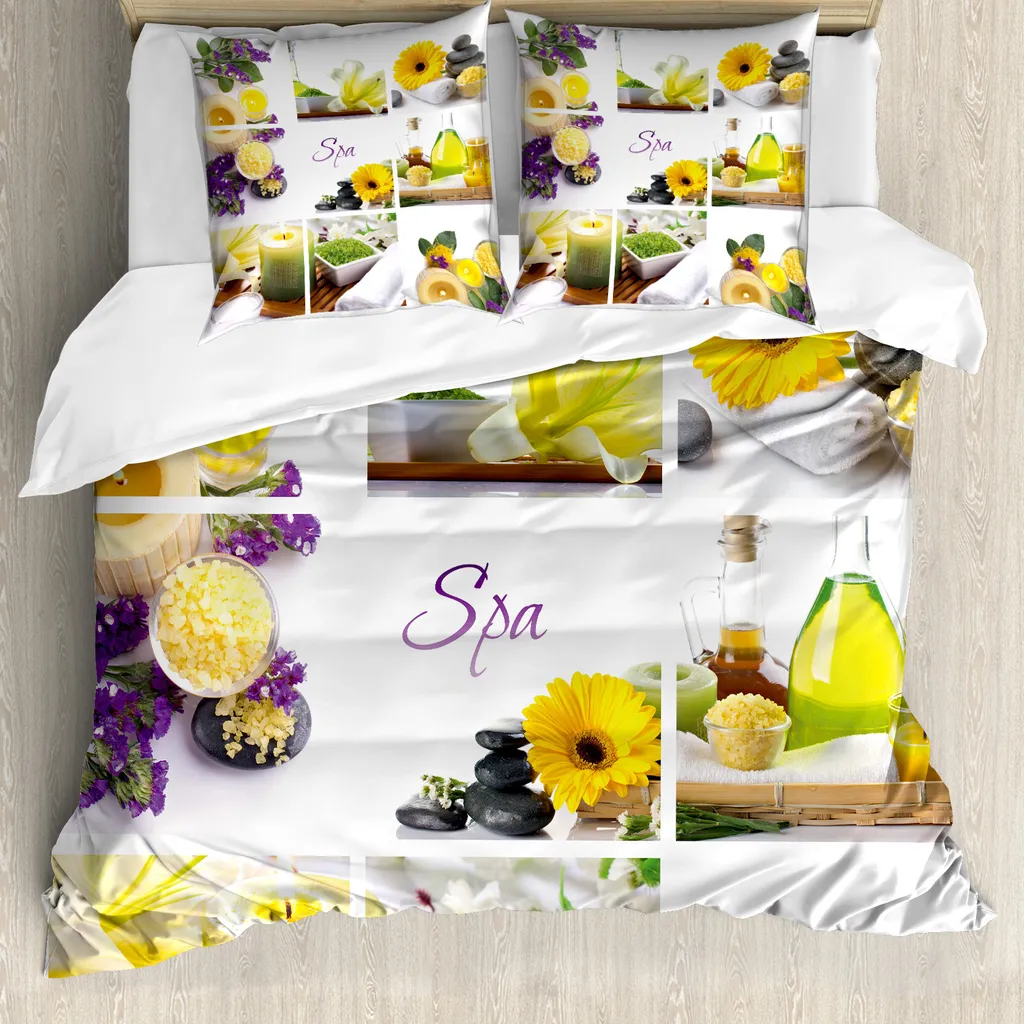 Copripiumino ABAKUHAUS Spa Happy Day 155x220: Comfort Antiacaro e Design
