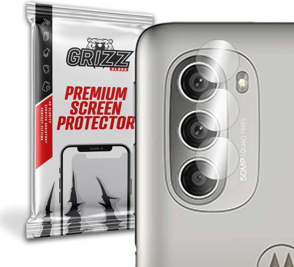 Glas für die Kamera GrizzGlass HybridGlass Kamera für Motorola Moto G51 5G