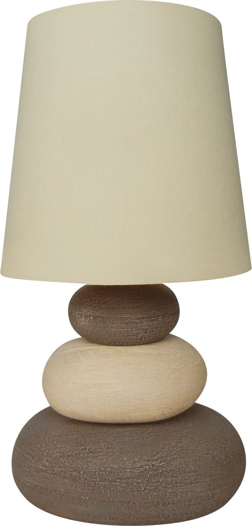 Näve 3045227 Stoff-Tischleuchte ; Farbe: Natur