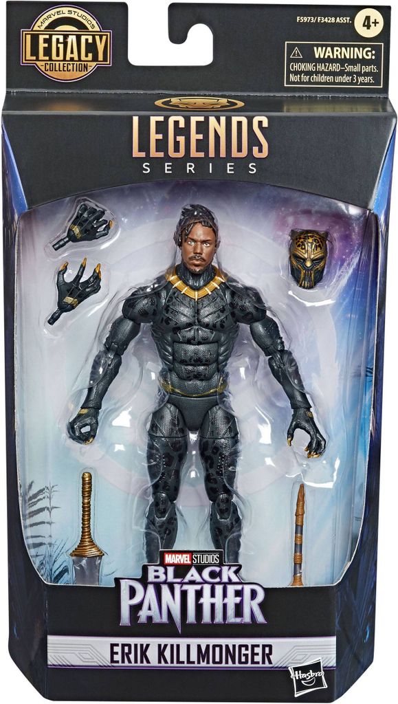 Hasbro Black Panther Marvel Legends Legacy Collection Actionfigur Erik Killmonger 15 cm