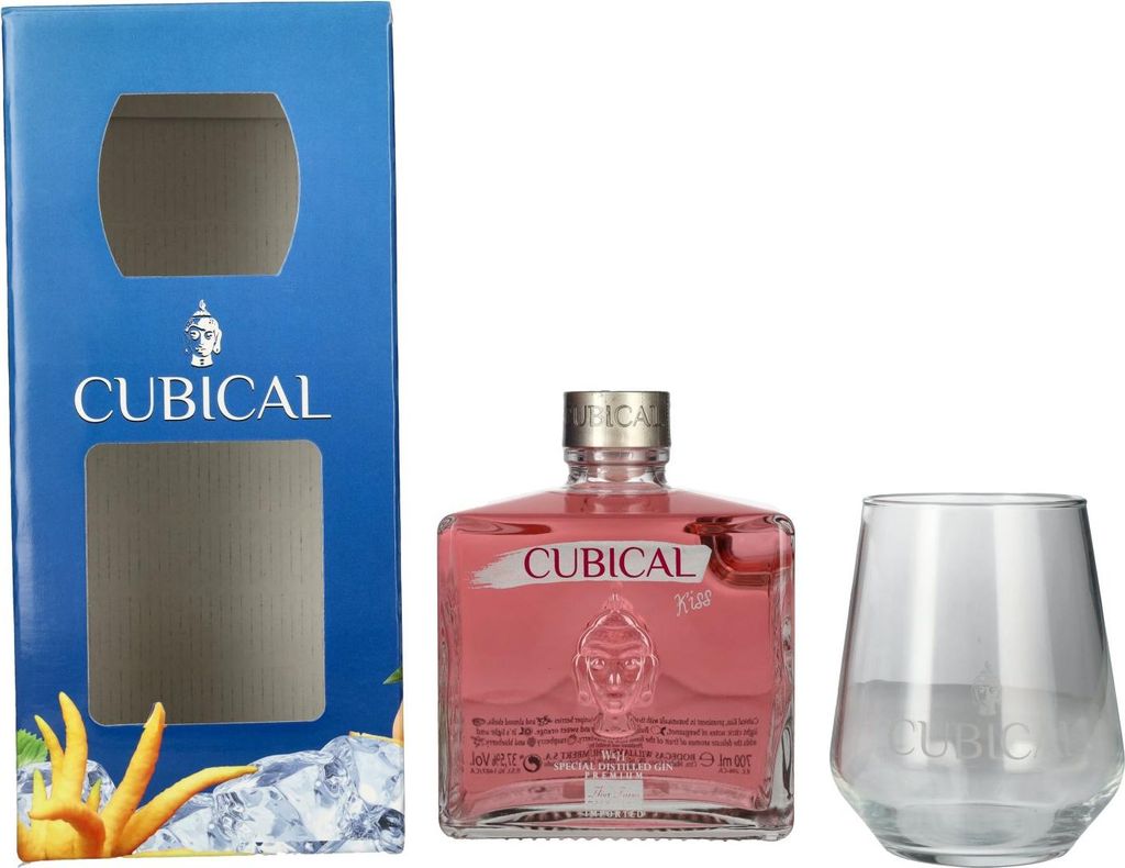 Cubical KISS Special Distilled Gin 37,5% Vol. 0,7l en boîte Image du produit 