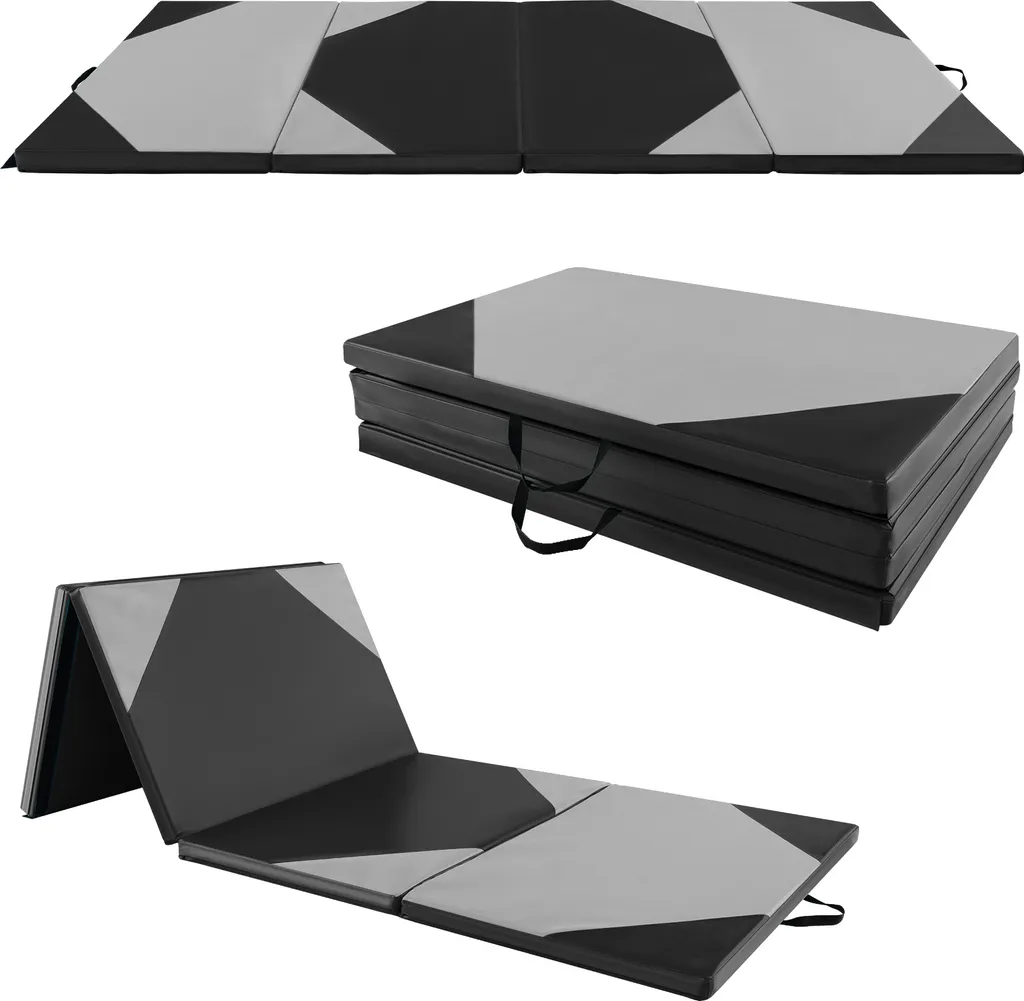 Tapis de yoga et gym pliable 300x120cm - Matelas de sol pour maison
