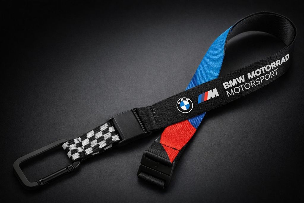 BMW Motorrad Lanyard Schlüsselband Schlüsselanhänger Motorsport Magnetverschluss