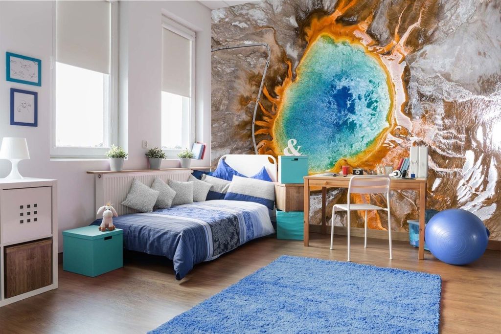 Vlies Fototapete GRAND SPRING 375 x 250 cm (inkl. Kleister) - Vlies Tapete, Wandtapete, Wandbilder - Tapete für Wohnzimmer Schlafzimmer, Büro, K...