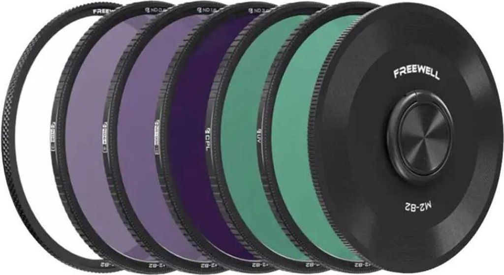 Freewell Set mit fünf M2-Filtern 82 mm