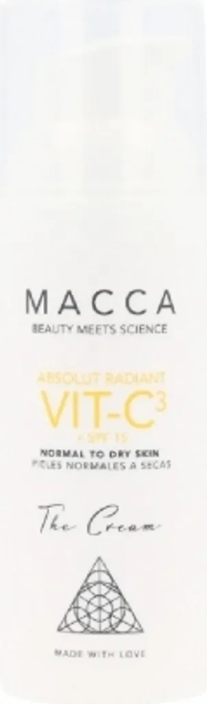 Crème Éclat Vit-C3 SPF15 Macca Peaux Normales à Sèches de 50ML