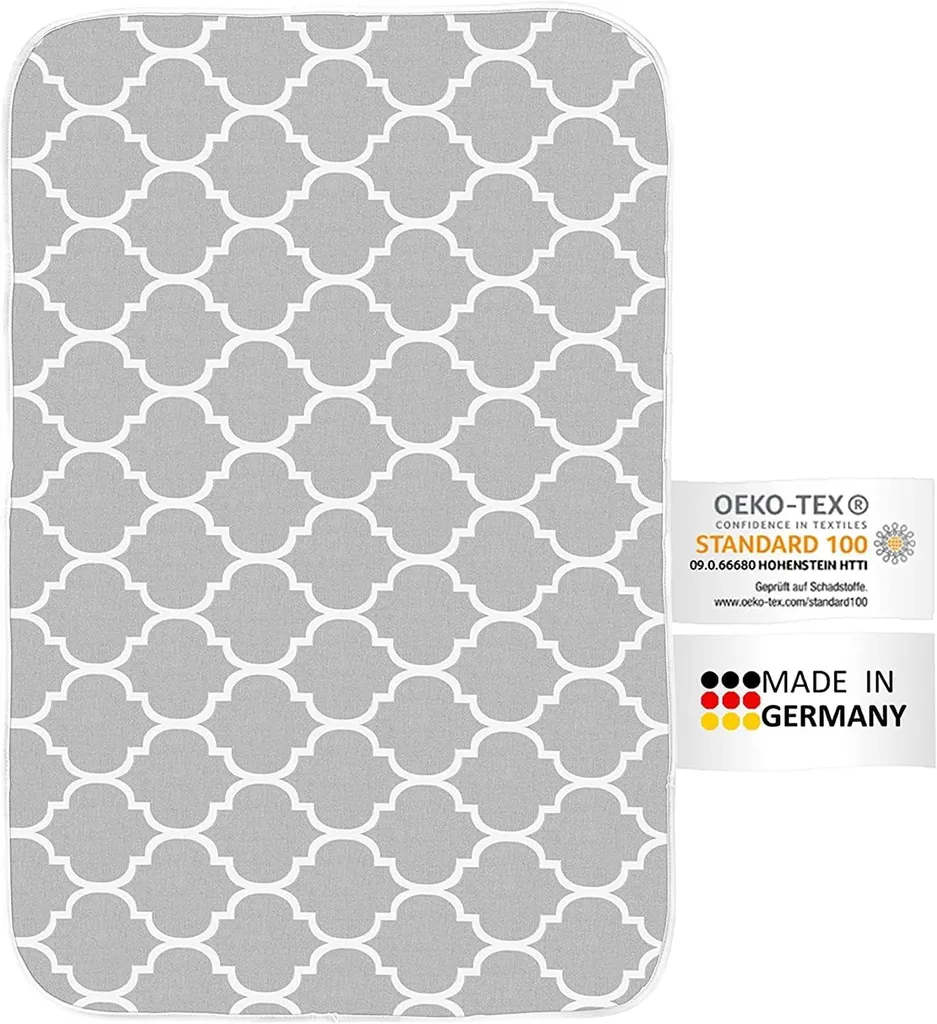 Protection de table pour repassage vapeur 100x65 cm ORNAMENT gain de place