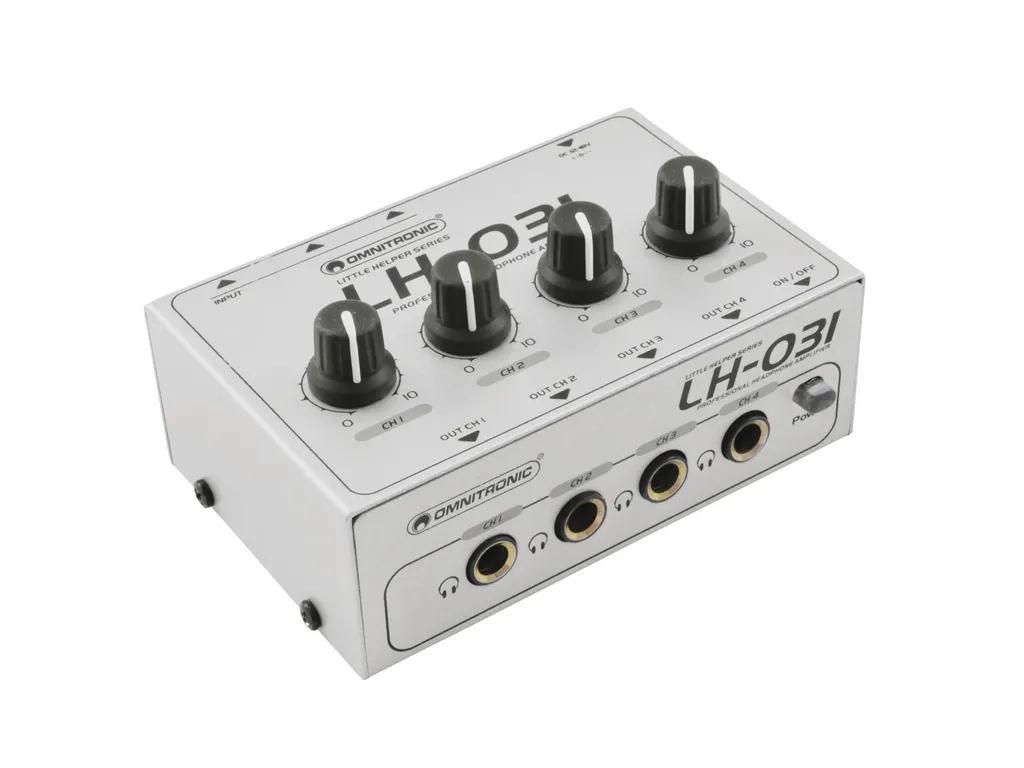 Ampli Casque Omnitronic 10355031 - Finissez-en avec le Son Trop Faible