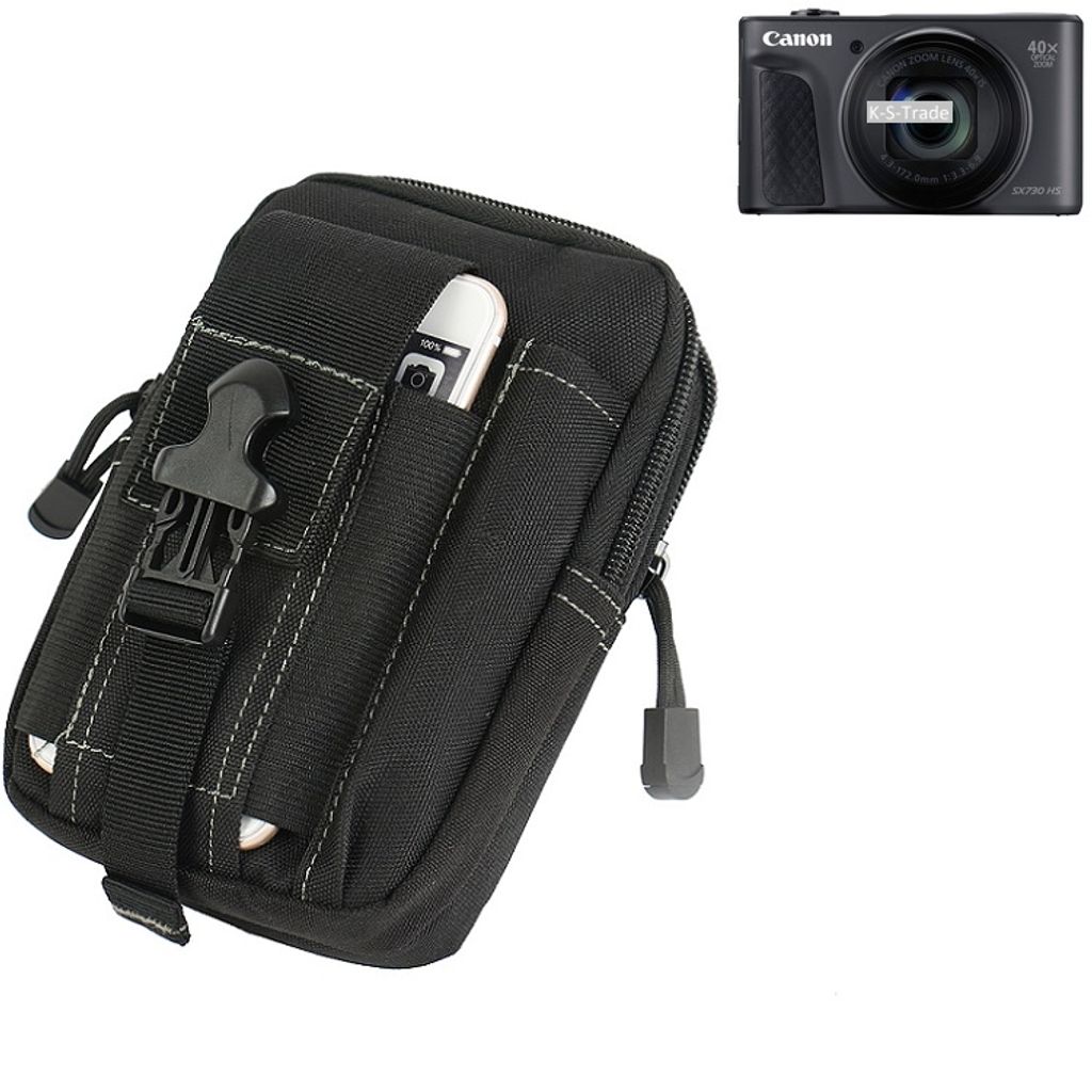 Fototasche für Canon PowerShot SX620 HS Kameras Umhängetasche Gürteltasche 