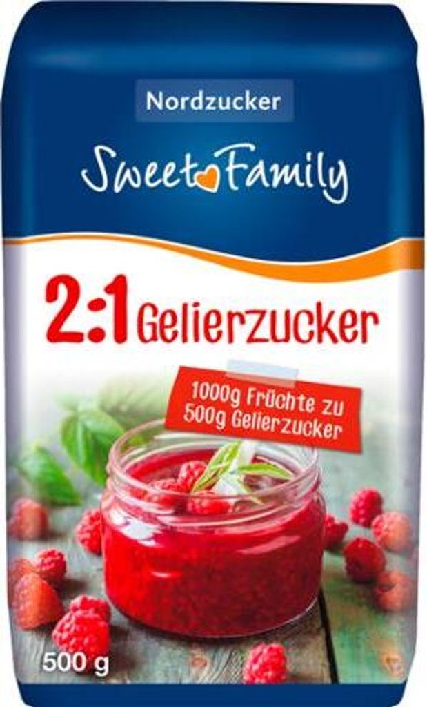 Sweet Family Gelierzucker 2:1 500g 1 er Pack