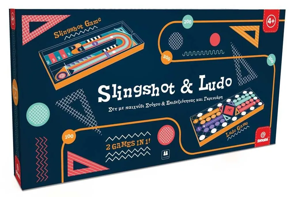 Jeu de société bois pour enfant : Flipper et Ludo Svoora 2 en 1 ludique