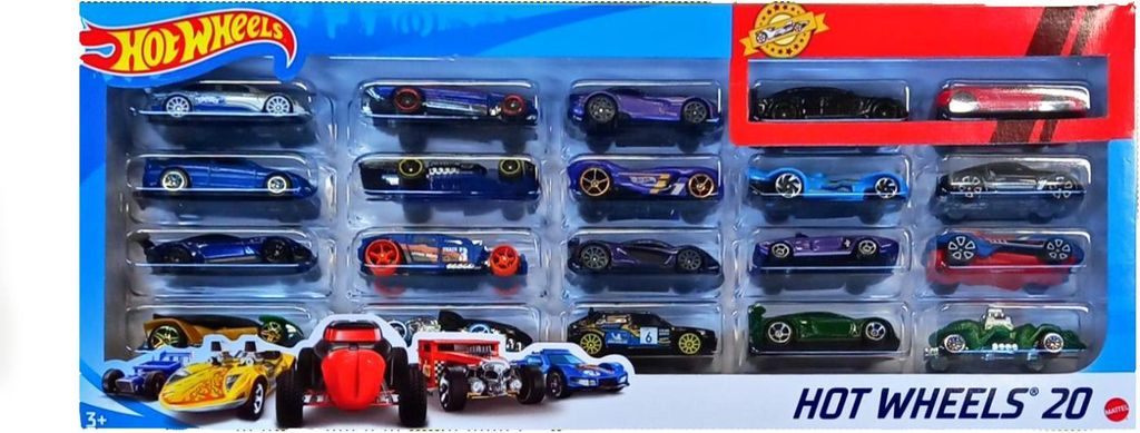Hot Wheels Englishman 20 pezzi Immagine del prodotto 
