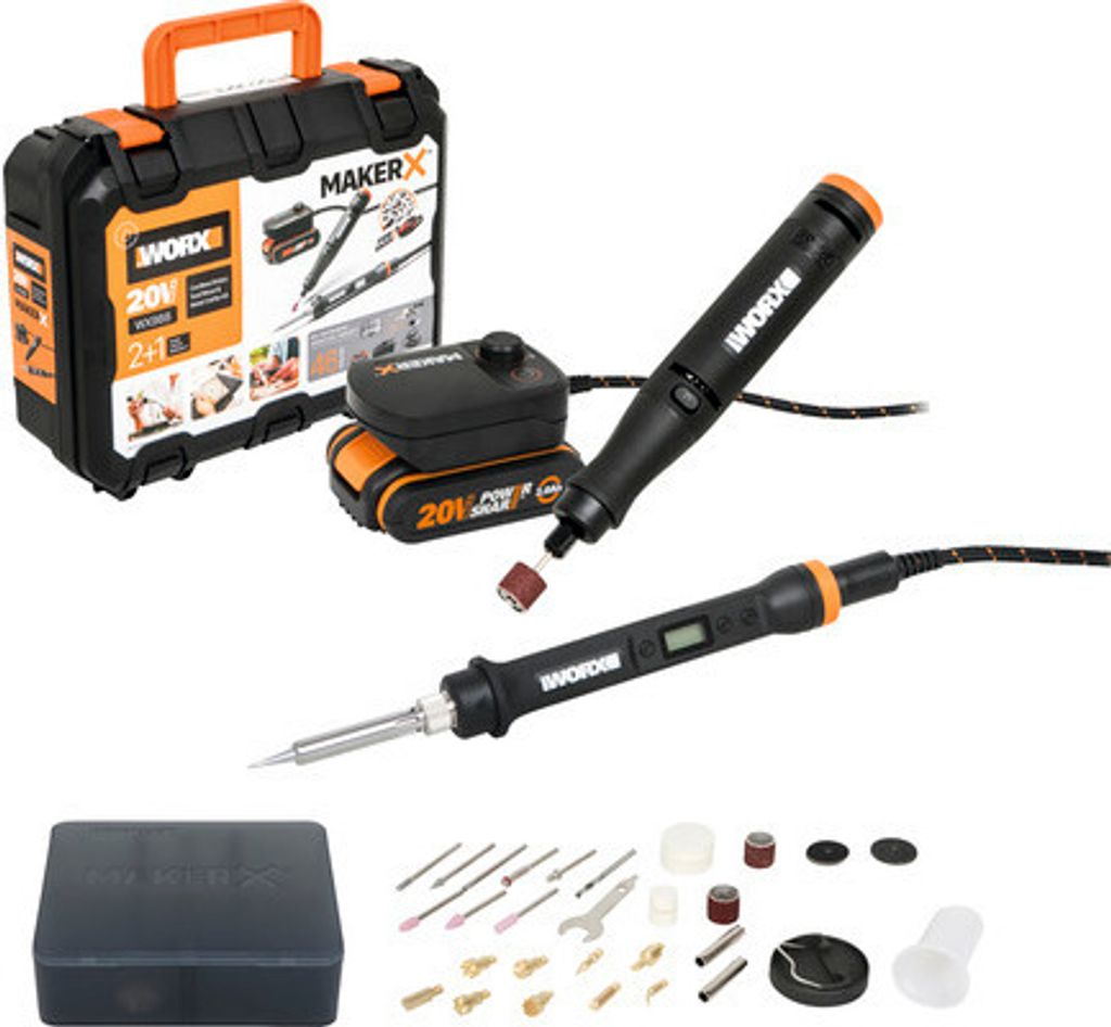Multifunkční sada WORX MakerX, 2 přístrojů WX988 obsahuje Obrázek produktu 