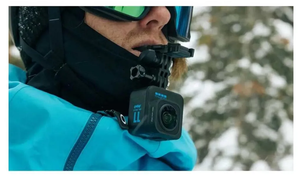 Fixation GoPro Ajustable et Confortable pour HERO et MAX Series