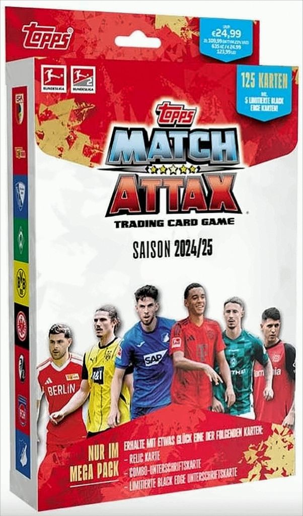 2024-25 Zápas Attax Bundesliga (Mega Pack) DE Obrázek produktu 