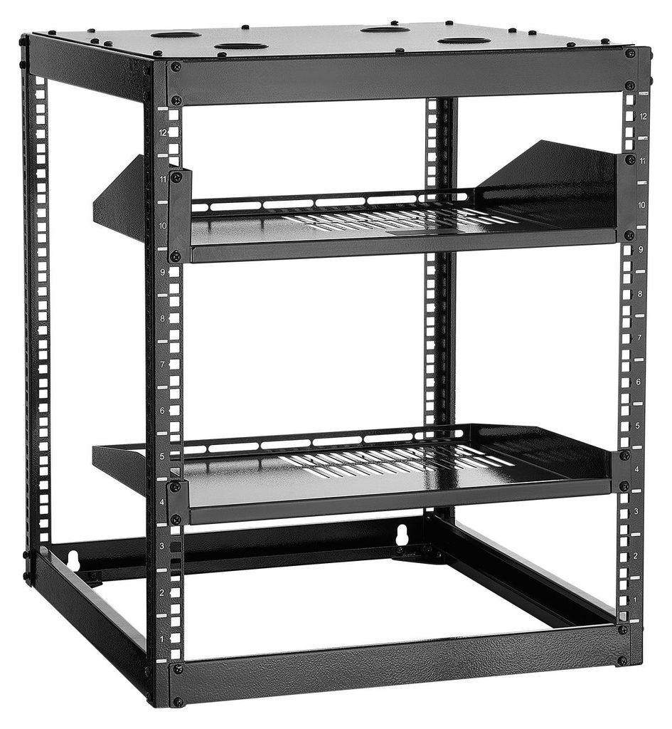 VEVOR, estante de red de estructura abierta de 12U, con una Imagen del producto 