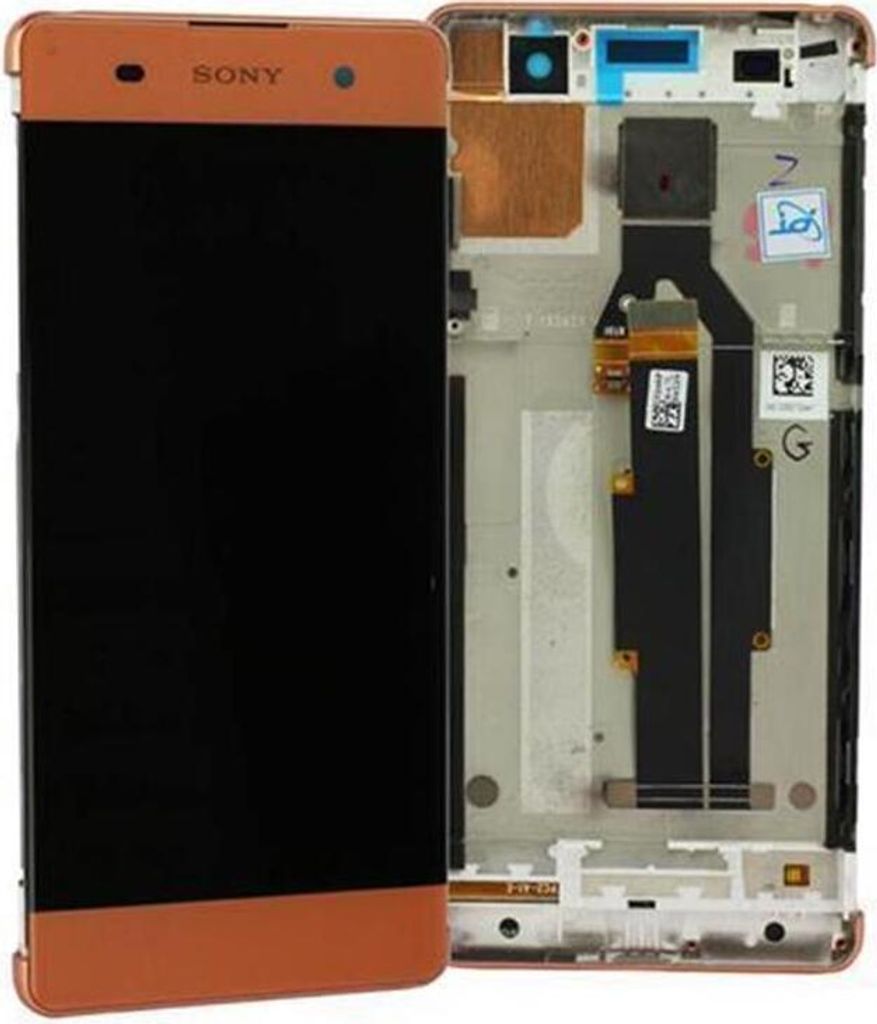 Original Sony Xperia XA LCD Display Touchscreen Bildschirm Rahmen Rose Gold & Werkzeug