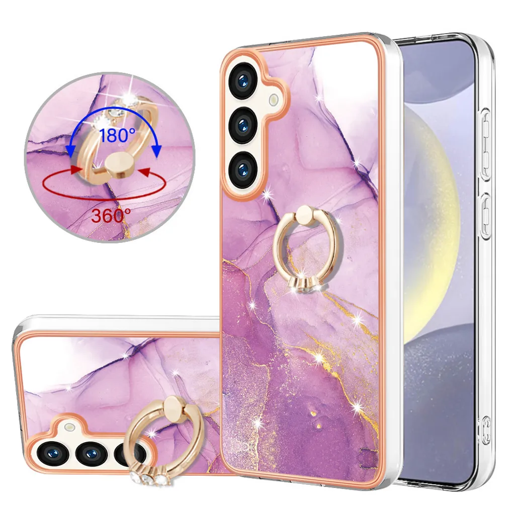 Custodia Samsung S24+ TPU Marmo Viola: Analisi Tecnica e Comfort