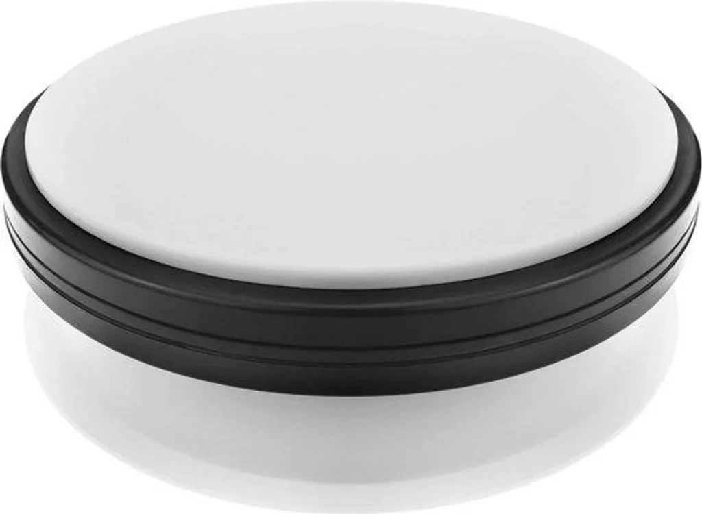 Présentoir rotatif électrique 15cm blanc pour vitrine et photographie
