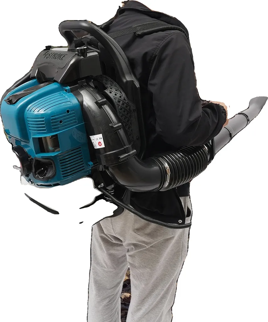 Souffleur de feuilles thermique à moteur 4 temps avec buse orientable