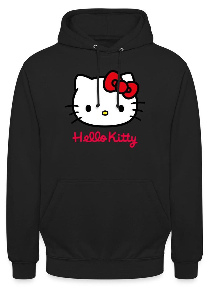 Spreadshirt Hello Kitty Klassisch Mit Schriftzug Uni Produktbild 