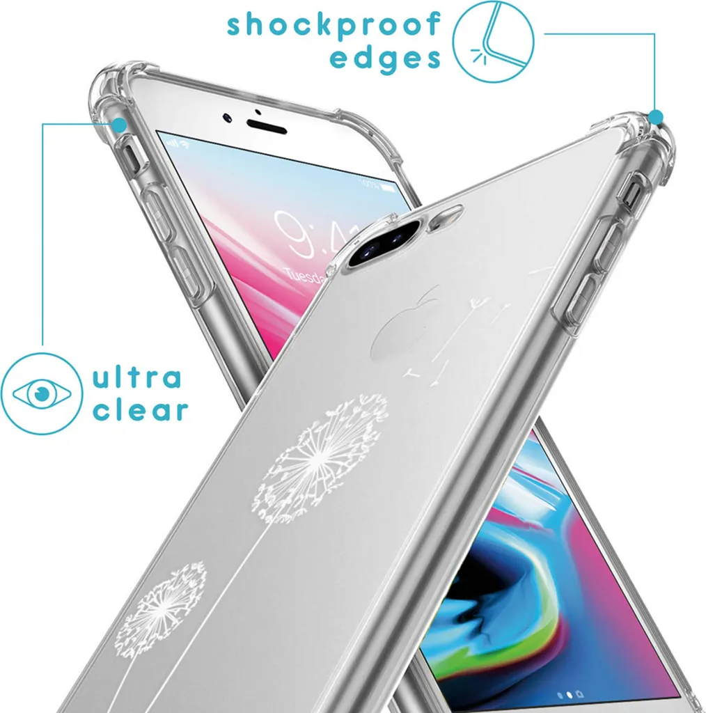 Custodia iMoshion Dandelion iPhone 8 Plus / 7 Plus con Cordino | Elegante - 2