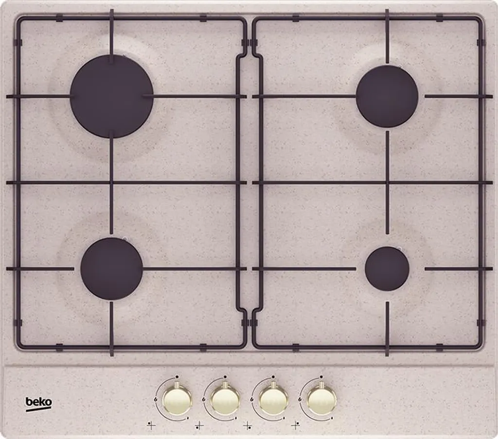 Plaque de cuisson à gaz Beko 4 feux avec sécurité thermocouple 60cm