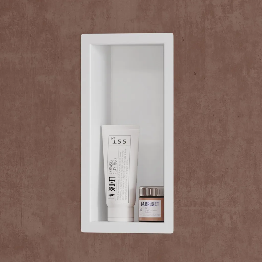 doporro Nicchia Doccia 15x30x8.3 Bianco Acciaio Inox | Shop Online