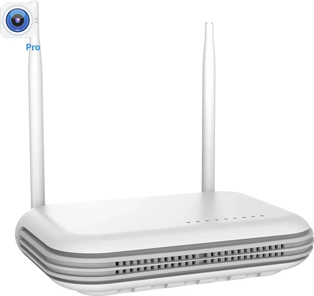 Système de Surveillance NVR WiFi 8CH - Enregistreur avec Reconnaissance