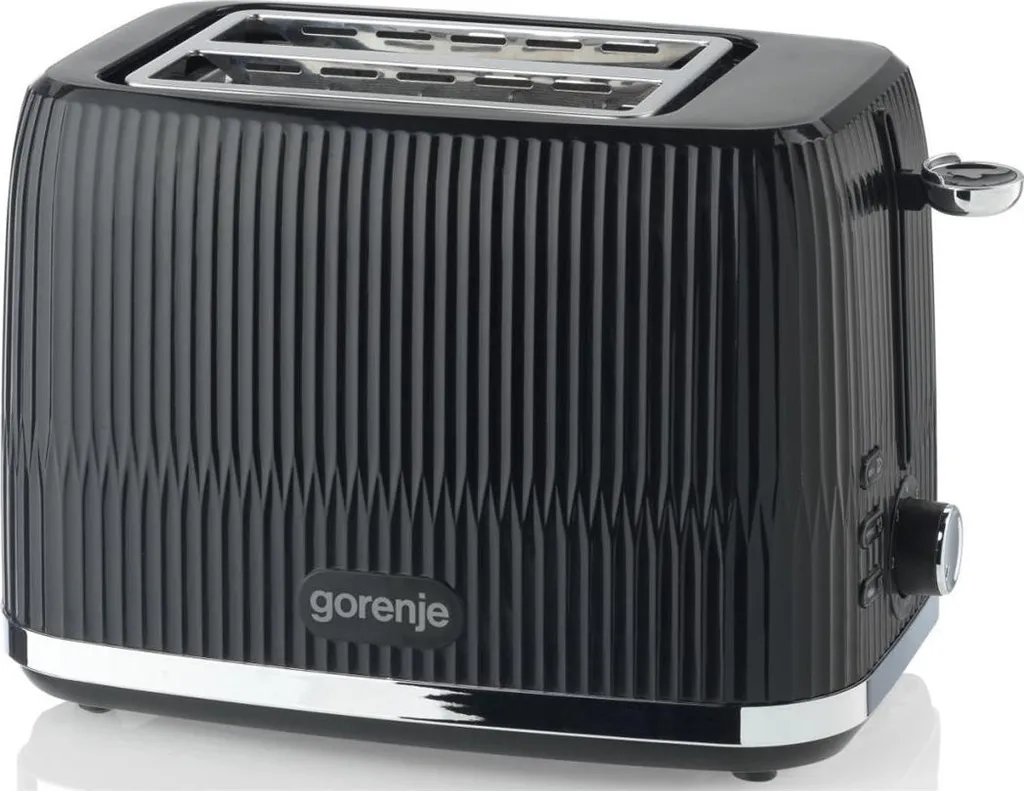 Grille-pain Gorenje T850DPB - Toaster 2 fentes noir 850W haute précision
