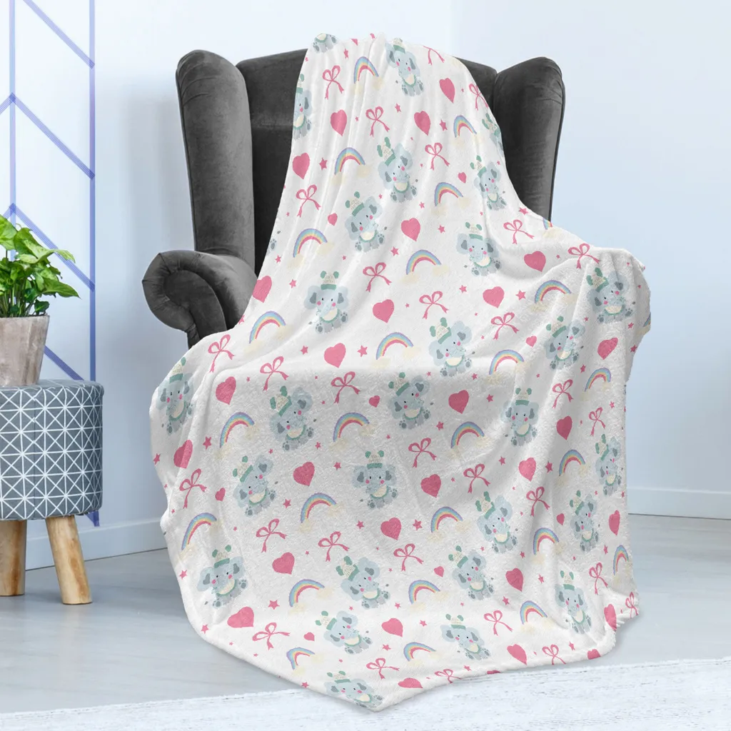 SKT T1 Coperta A Forma Di Elefante In Pile Di Flanella, Morbida, 130x100 Cm, Regalo Per Bambini E Adulti - 2