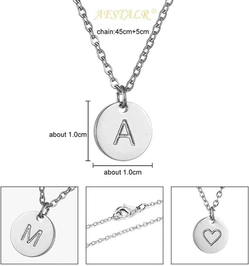 Collana con Lettera Iniziale Oro Rosa e Argento: Trend Regalo 2025 - 13