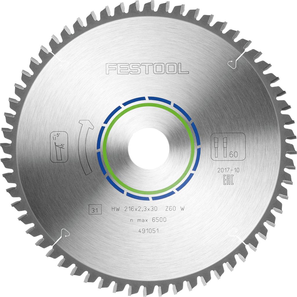 Festool Lama speciale per sega circolare HW 216 x 30 x 2,3 Immagine del prodotto 