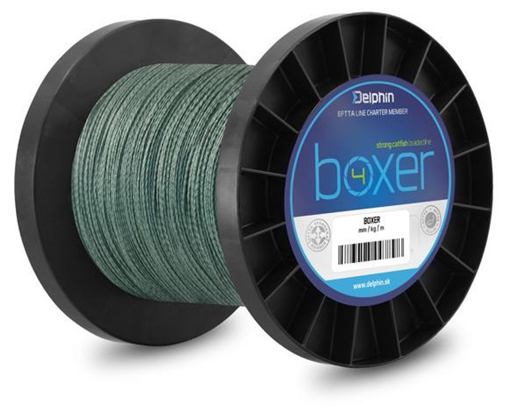 DELPHIN BOXER, 500m, 1mm, 78.2kg, grün, Geflochtene Angelschnur, 101004629