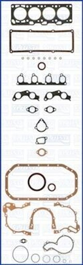 AJUSA 50025700 Motor-Dichtungsvollsatz Dichtsatz für VW GOLF I (17) SCIROCCO (53) Jetta Mk1 (16) DERBY (86) für AUDI 50 (86)