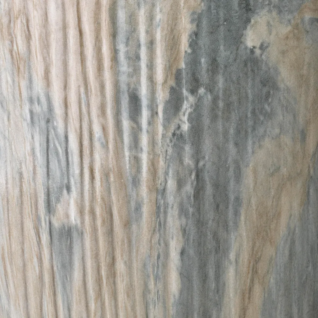 Cache-pot en céramique gris Neva Marble - Set de 3 bacs à fleurs déco
