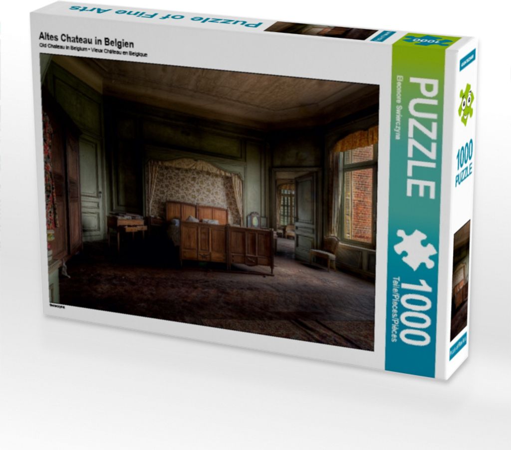 Calvendo Altes Chateau in Belgien 1000 Teile Puzzle quer Produktbild 