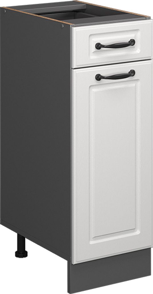 Küchenunterschrank Vicco R-Line Weiß Landhaus 30 cm ohne Produktbild 