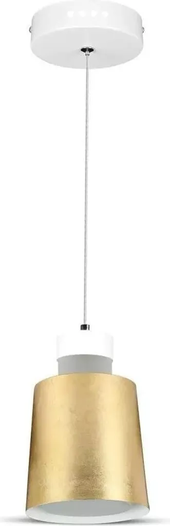 Suspension LED V-TAC 7W VT-7333 Dorée Acrylique 400lm Blanc Neutre