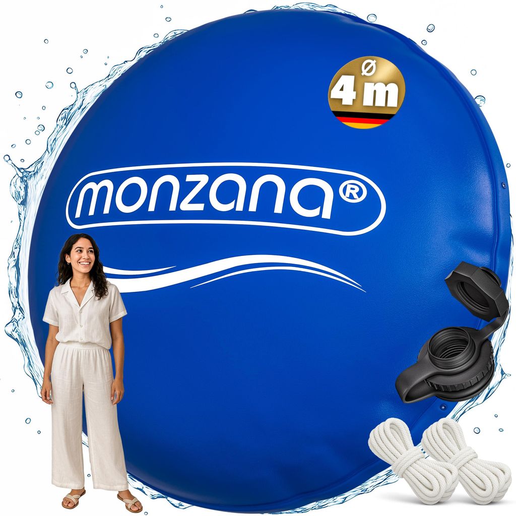 MONZANA® Poolkissen 4m Winter Rund Chlorbeständig Seil PVC Produktbild 