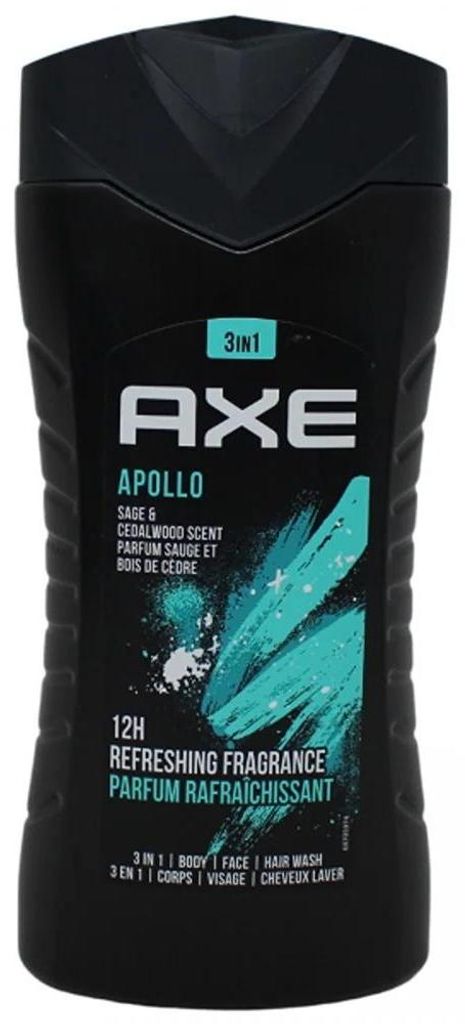 Axe Douchegel Apollo (250 ml) Productafbeelding 